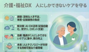 介護・福祉DX　人にしかできないケアを守る