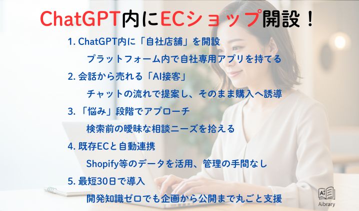 ChatGPT内にECショップ開設！