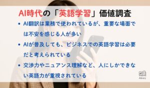 AI時代の「英語学習」価値調査