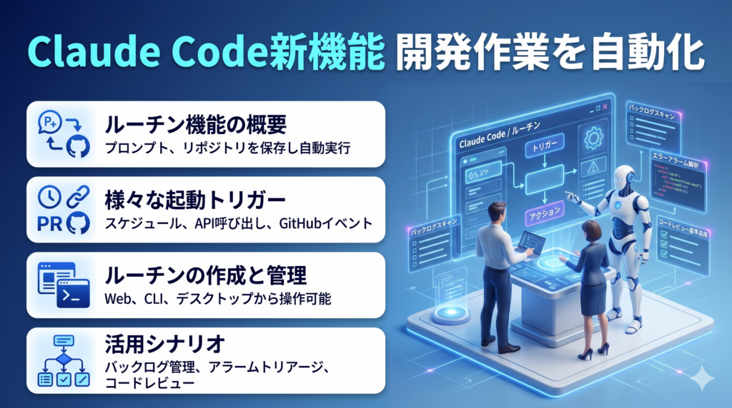 Claude Code新機能　開発作業を自動化
