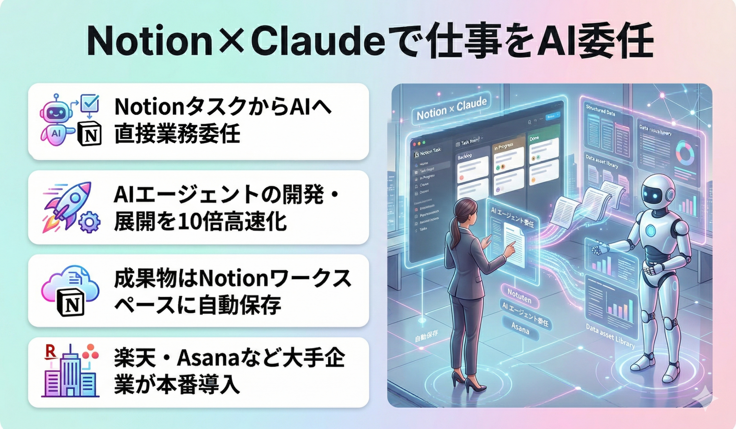 Notion×Claudeで仕事をAI委任