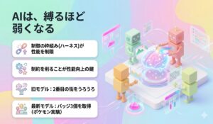 AIは、縛るほど弱くなる