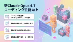 新Claude Opus 4.7　コーディング性能向上