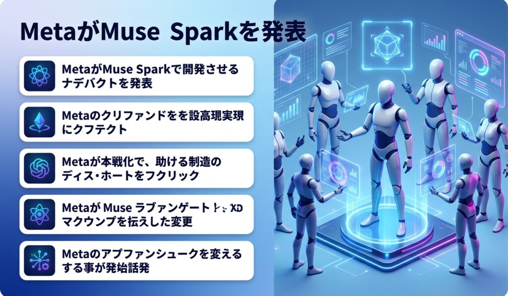 MetaがMuse Sparkを発表