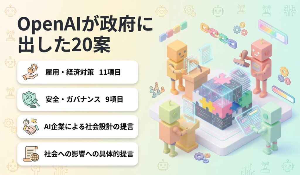 OpenAIが政府に出した20案｜Aibrary