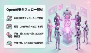 OpenAI安全フェロー開始