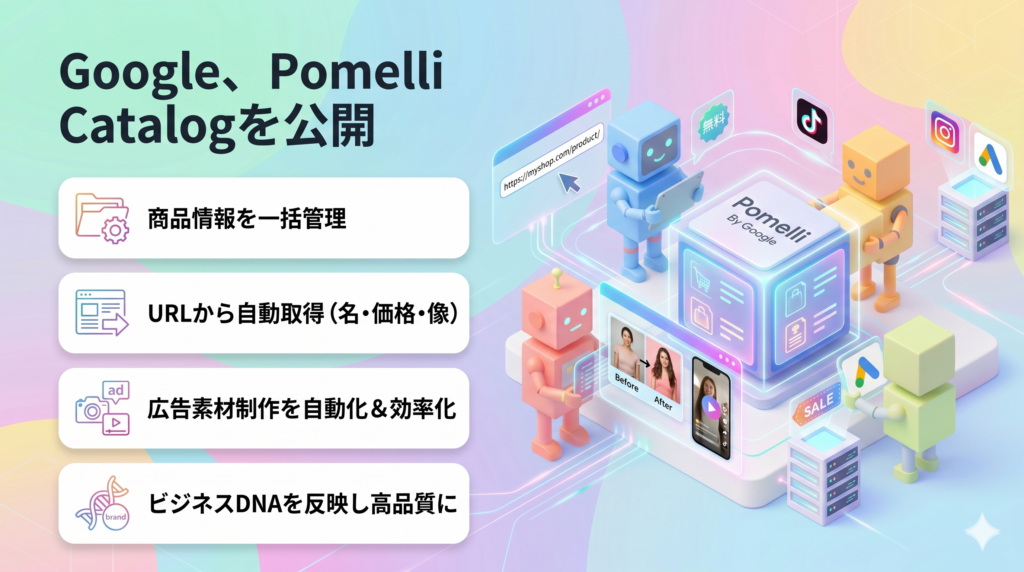 Google、Pomelli Catalogを公開