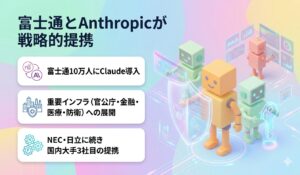 富士通とAnthropicが戦略的提携