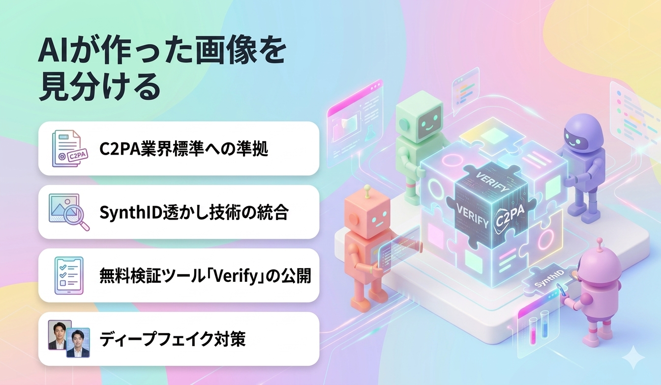 AIが作った画像を見分ける
