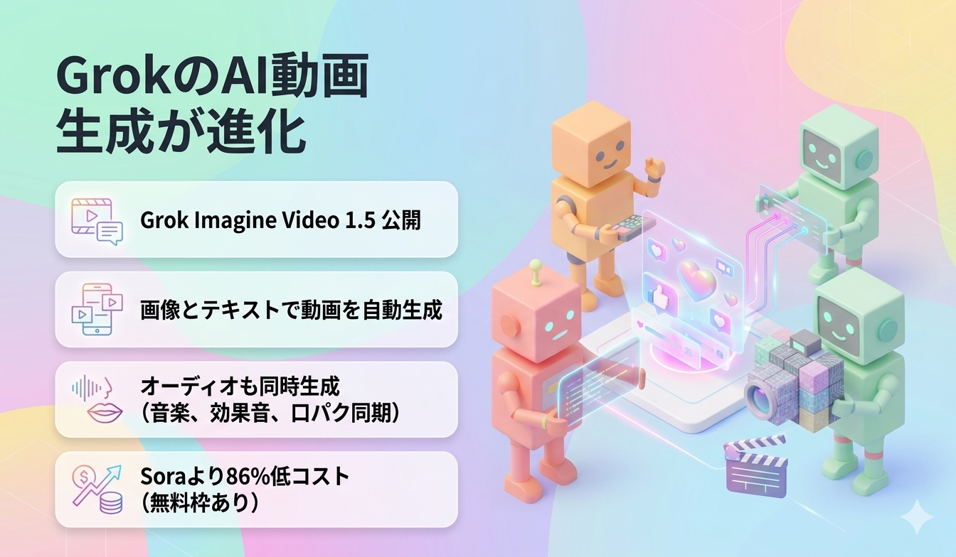 GrokのAI動画生成が進化