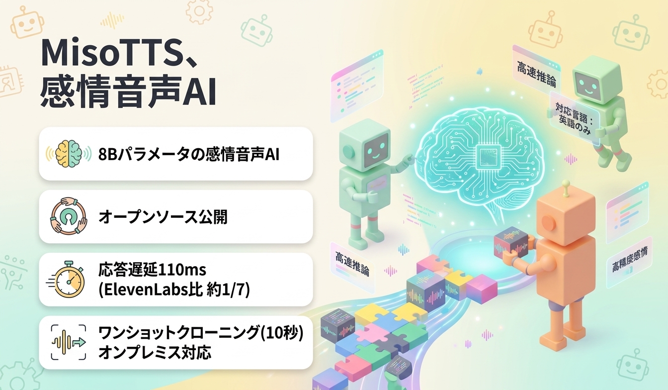MisoTTS、感情音声AI