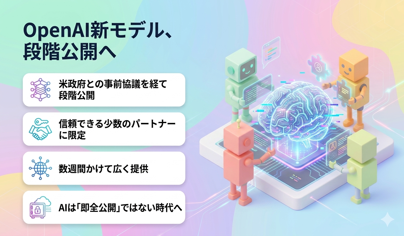 OpenAI新モデル、段階公開へ