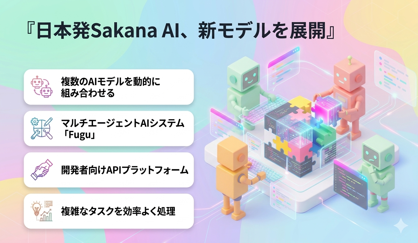 日本発Sakana AI、新モデルを展開