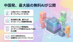 中国発、最大級の無料AIが公開