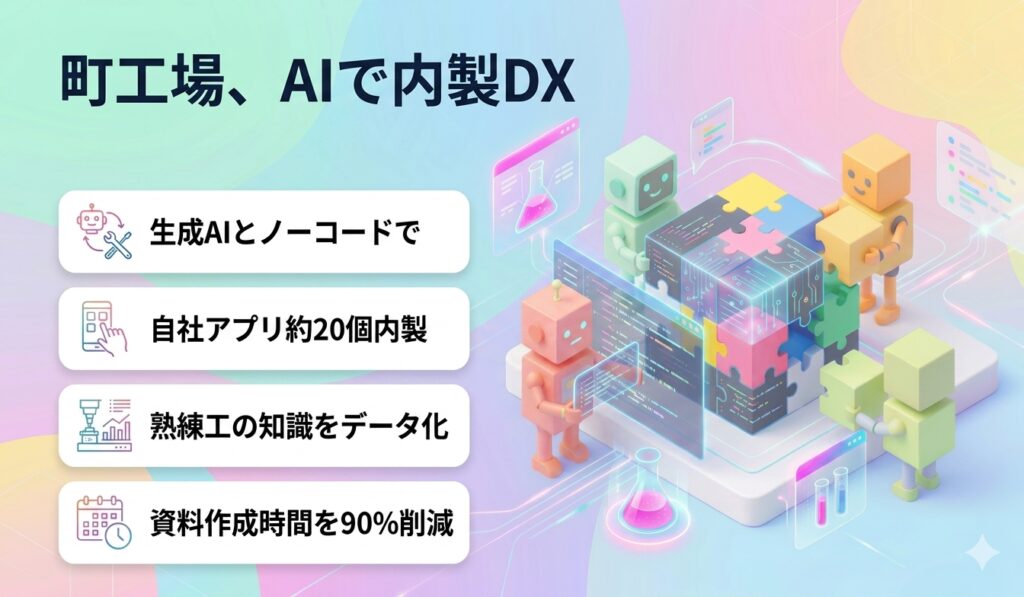 町工場、AIで内製DX