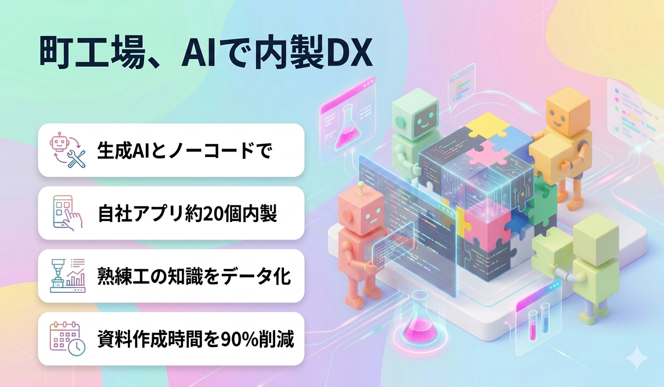 町工場、AIで内製DX