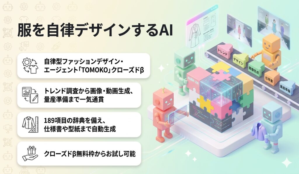 服を自律デザインするAI