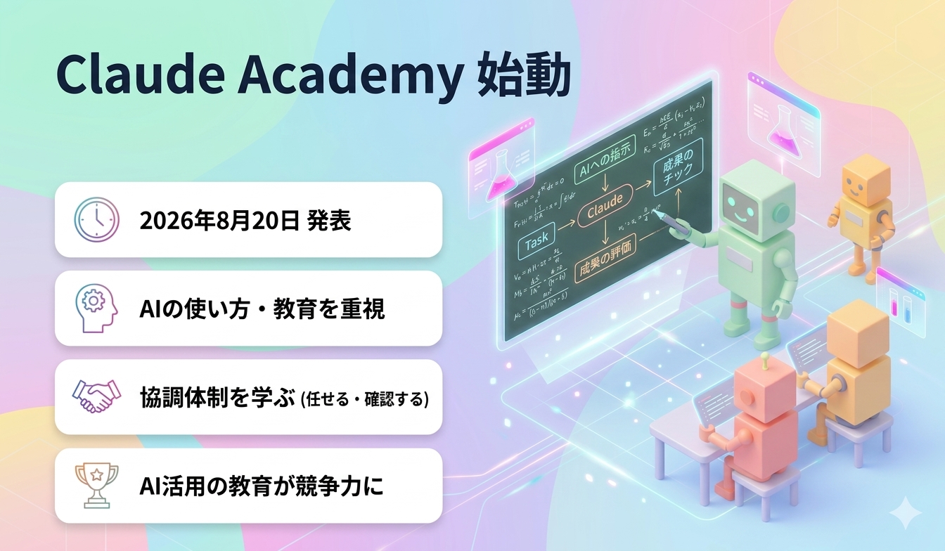 Claude Academy始動