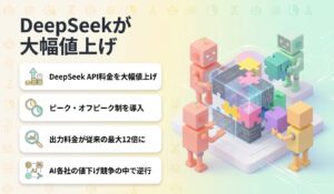 DeepSeekが大幅値上げ