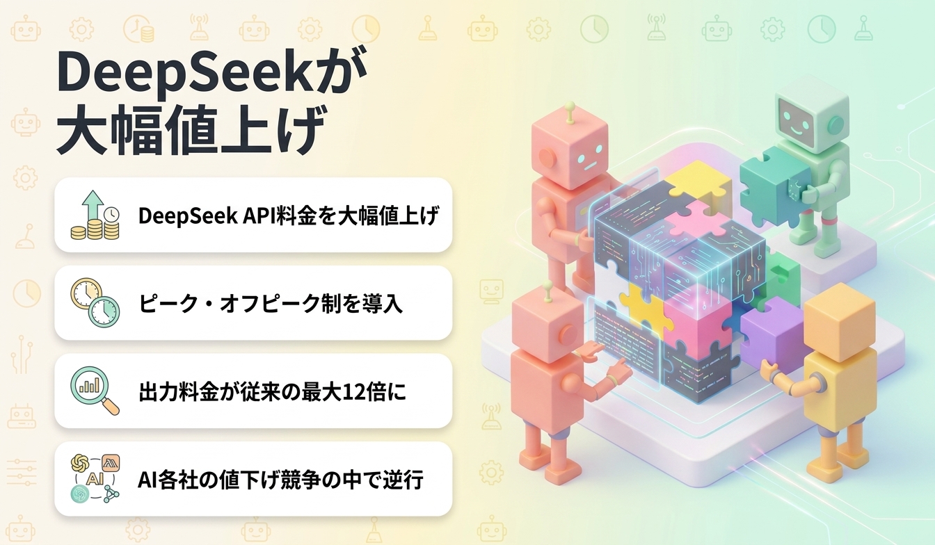 DeepSeekが大幅値上げ